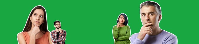 Diverse group of retail shoppers with thoughtful expressions, symbolizing the 'browser' mindset and the psychology of in-store conversion.